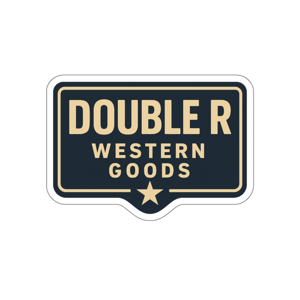 RR Western Goods Sticker