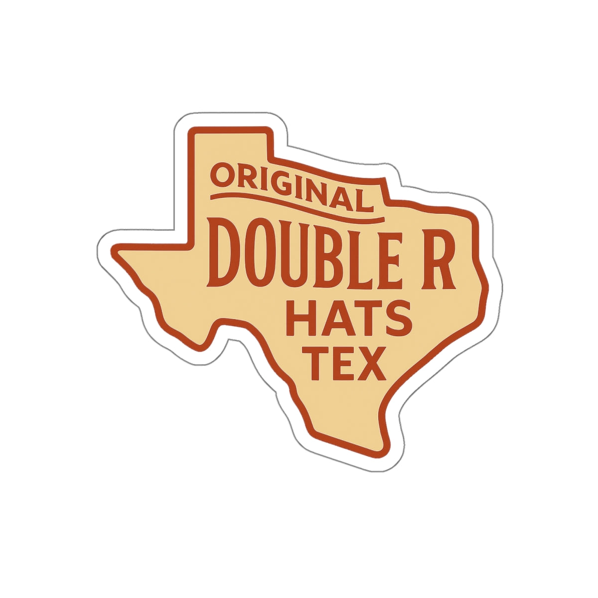 RR Texas Hats Sticker